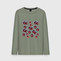 Мужской лонгслив ВишенкиЧерешенки