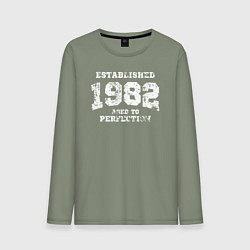 Мужской лонгслив Основана в 1982 году доведено до совершенства