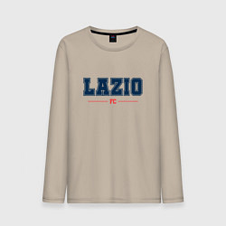 Лонгслив хлопковый мужской Lazio FC Classic, цвет: миндальный