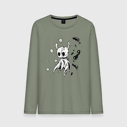 Лонгслив хлопковый мужской Hollow Knight game, цвет: авокадо
