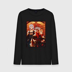 Мужской лонгслив Тенген и Ренгоку красивые - Клинок рассекающий дем