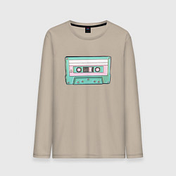 Мужской лонгслив Музыкальная кассета - олды поймут