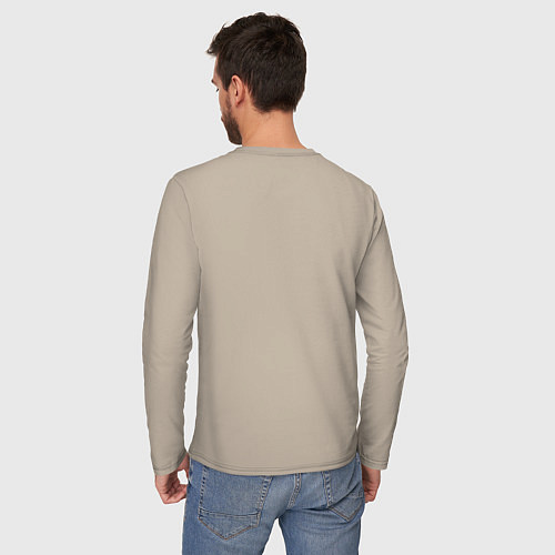 Мужской лонгслив Джими Хендрикс / Миндальный – фото 4