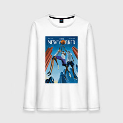 Мужской лонгслив Обложка журнала New Yorker
