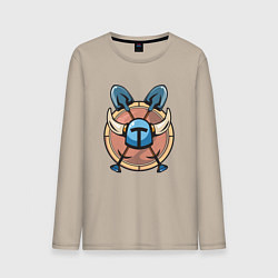 Мужской лонгслив Герб - Shovel knight