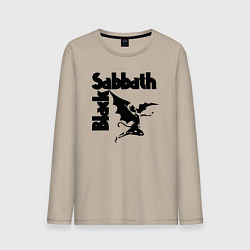 Мужской лонгслив Блэк Саббат метал