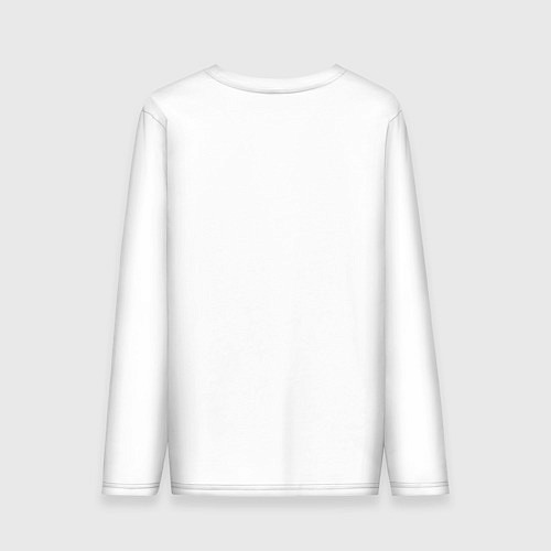 Мужской лонгслив The worlds okayest designer / Белый – фото 2