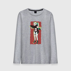 Мужской лонгслив Ребекка Cyberpunk Edgerunner