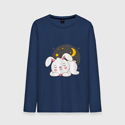 Мужской лонгслив Спящий Зайка