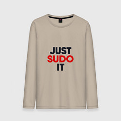 Мужской лонгслив Just sudo