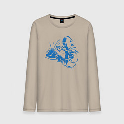 Мужской лонгслив Силуэт сварщика