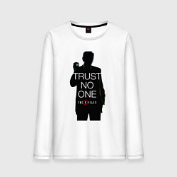 Мужской лонгслив X files - курильщик