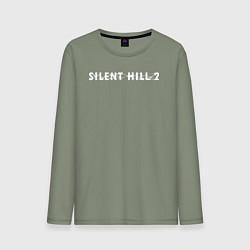 Мужской лонгслив Silent hill 2 remake logo