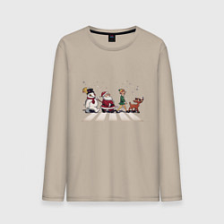 Мужской лонгслив Beatles Christmas