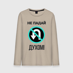 Мужской лонгслив Не падай духом!