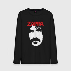 Лонгслив хлопковый мужской Frank Zappa, цвет: черный