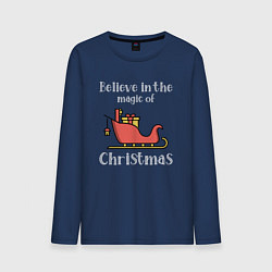 Мужской лонгслив Верю в магию рождества