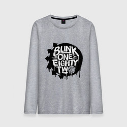 Лонгслив хлопковый мужской Blink one eighty two, цвет: меланж