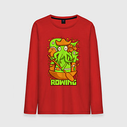 Мужской лонгслив Осьминог-пират с веслом