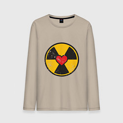 Мужской лонгслив Радиация любви