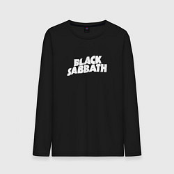 Лонгслив хлопковый мужской Black Sabbath Paranoid, цвет: черный