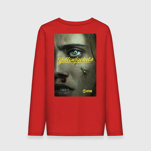 Мужской лонгслив Шершни Лора Ли / Красный – фото 2