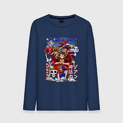 Мужской лонгслив Манки Д Луффи соломенная шляпа