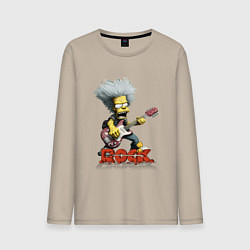 Мужской лонгслив Rock Simpsons style
