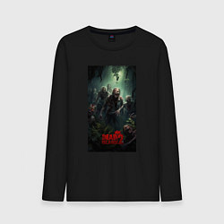 Мужской лонгслив Зомби на острове