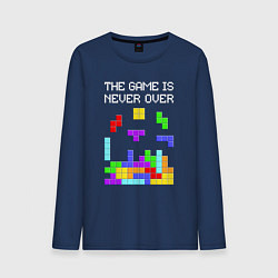 Мужской лонгслив Tetris - the game is never over