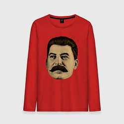 Лонгслив хлопковый мужской Сталин СССР, цвет: красный