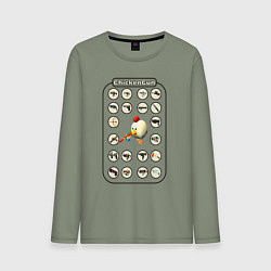 Мужской лонгслив ChickenGun GUN