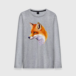 Мужской лонгслив Лиса смотрит