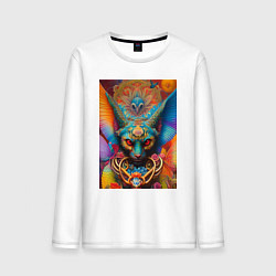 Мужской лонгслив The demonic cats gaze