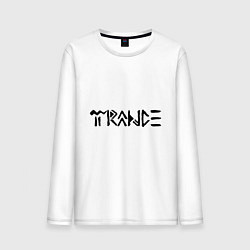 Лонгслив хлопковый мужской In trance, цвет: белый