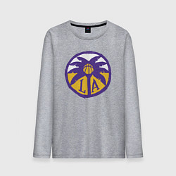 Лонгслив хлопковый мужской Lakers California, цвет: меланж