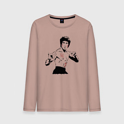 Мужской лонгслив Брюс Ли в крови