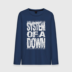 Мужской лонгслив System of a down - stencil