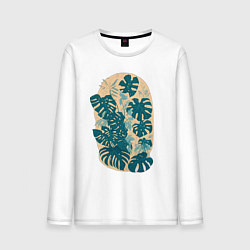 Мужской лонгслив Монстера Стэндлиана