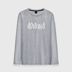 Лонгслив хлопковый мужской Логотип Distraid, цвет: меланж