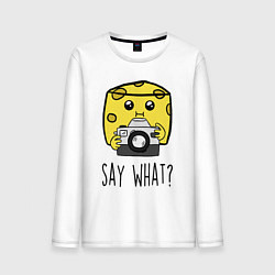 Мужской лонгслив Cheese photographer