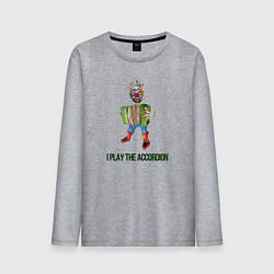 Мужской лонгслив Я играю на баяне