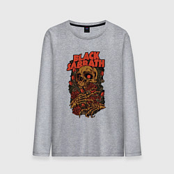 Мужской лонгслив Черный саббат