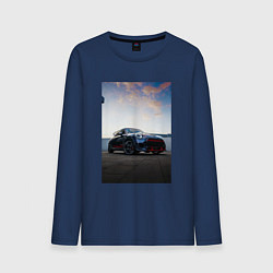 Мужской лонгслив Авто на фоне неба