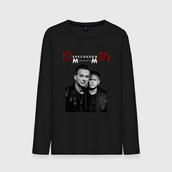 Лонгслив хлопковый мужской Depeche Mode 2023 Memento Mori - Dave & Martin 09, цвет: черный