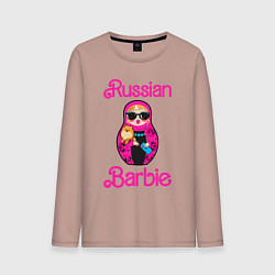 Мужской лонгслив Барби русская