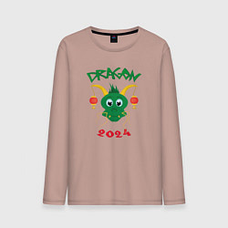 Мужской лонгслив Дракоша 2024