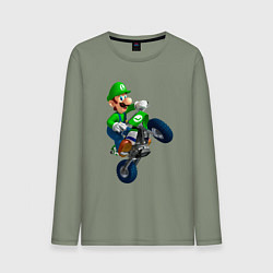 Мужской лонгслив Луиджи на байке