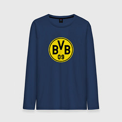 Лонгслив хлопковый мужской Borussia fc sport, цвет: тёмно-синий