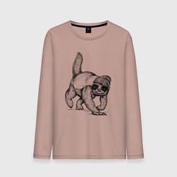 Мужской лонгслив Медоед на стиле